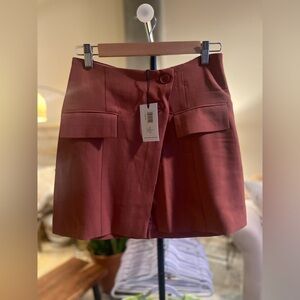 weworewhat blazer skirt in clay